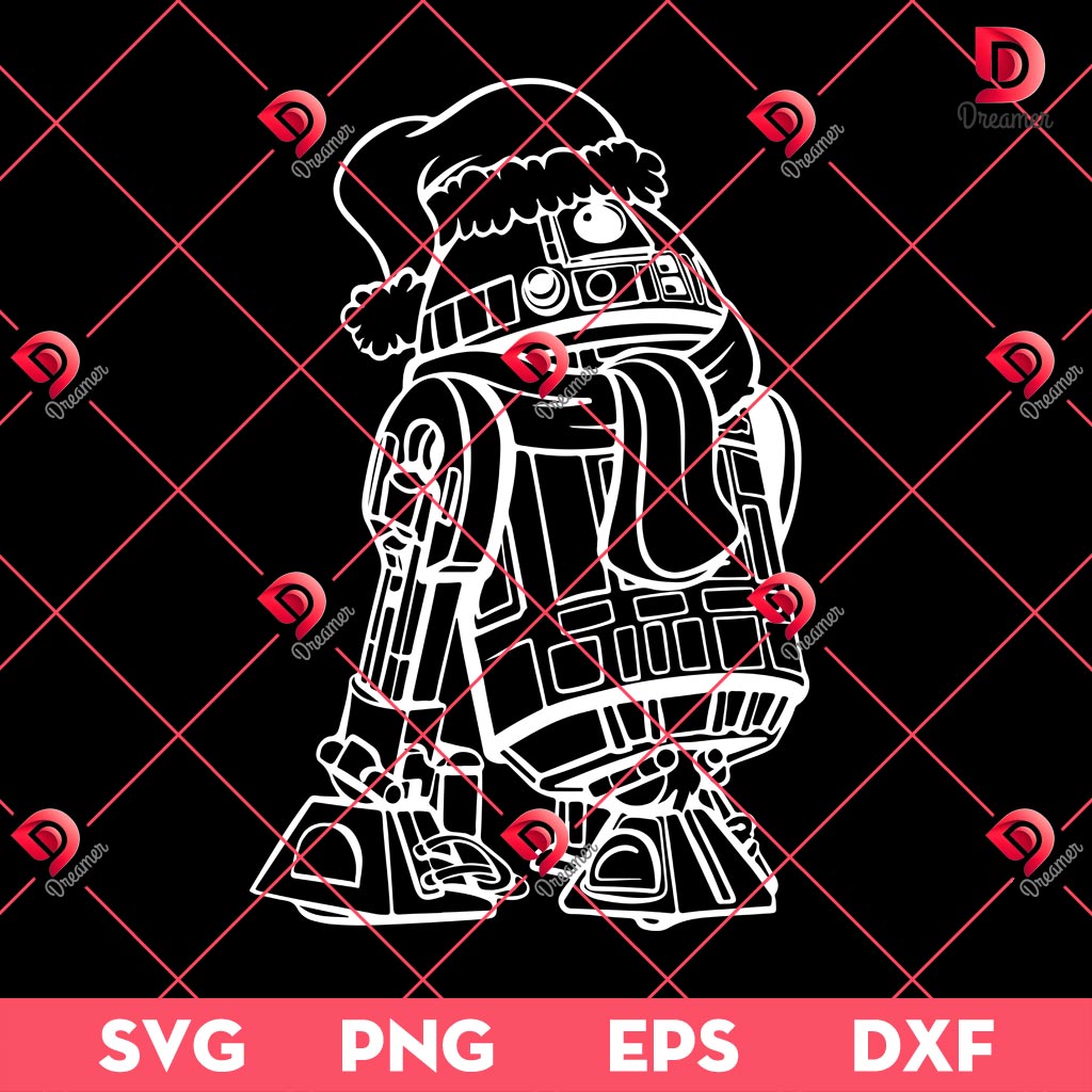 R2D2 Star Wars Christmas SVG PNG, Disney Star Wars Merry Christmas PNG SVG 1 R2D2 Star Wars Christmas SVG PNG, Disney Star Wars Merry Christmas PNG SVG