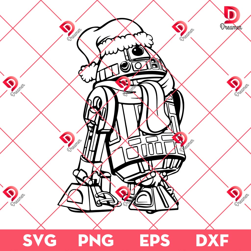 R2D2 Star Wars Christmas SVG PNG, Disney Star Wars Merry Christmas PNG SVG 2 R2D2 Star Wars Christmas SVG PNG, Disney Star Wars Merry Christmas PNG SVG