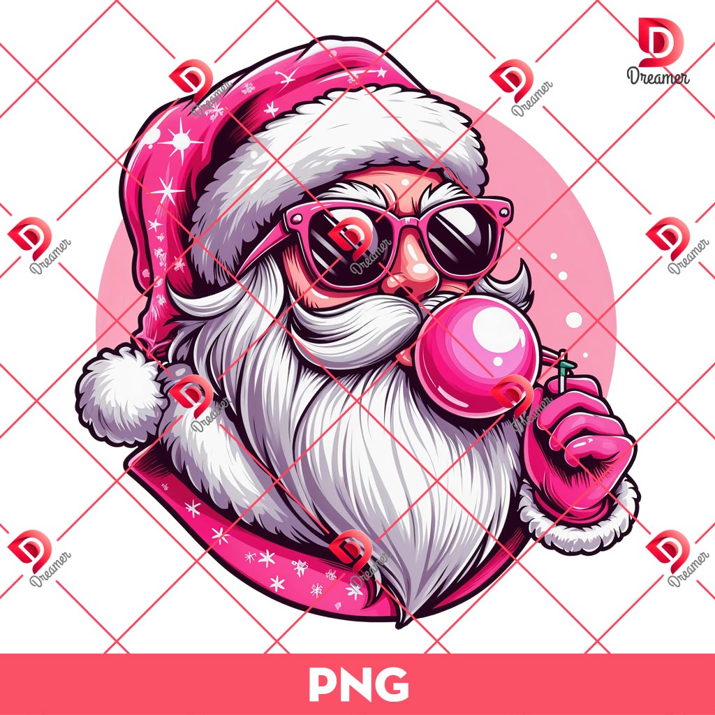 Retro Santa Christmas Blowing Bubble PNG, Vintage Merry Christmas PNG, Funny Santa With Sunglasses PNG 1 Retro Santa Christmas Blowing Bubble PNG, Vintage Merry Christmas PNG, Funny Santa With Sunglasses PNG