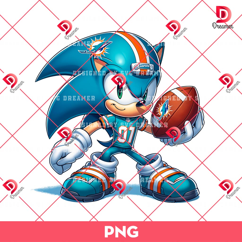 Sonic Miami Dolphins PNG, Sonic NFL Football PNG 2 Sonic Miami Dolphins PNG, Sonic NFL Football PNG
