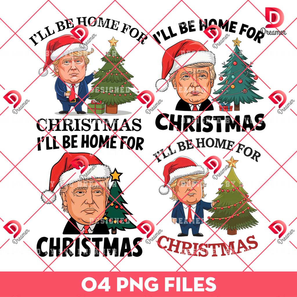 Trump I Will Be Home For Christmas PNG Bundle, Bundle Christmas Donald Trump President PNG 1 Trump I Will Be Home For Christmas PNG Bundle, Bundle Christmas Donald Trump President PNG