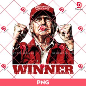 Trump Winner PNG, Donald Trump Make America Great Again PNG, President Trump Election 2024 PNG
