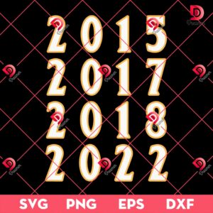 4 Championship Years Golden State Basketball SVG PNG