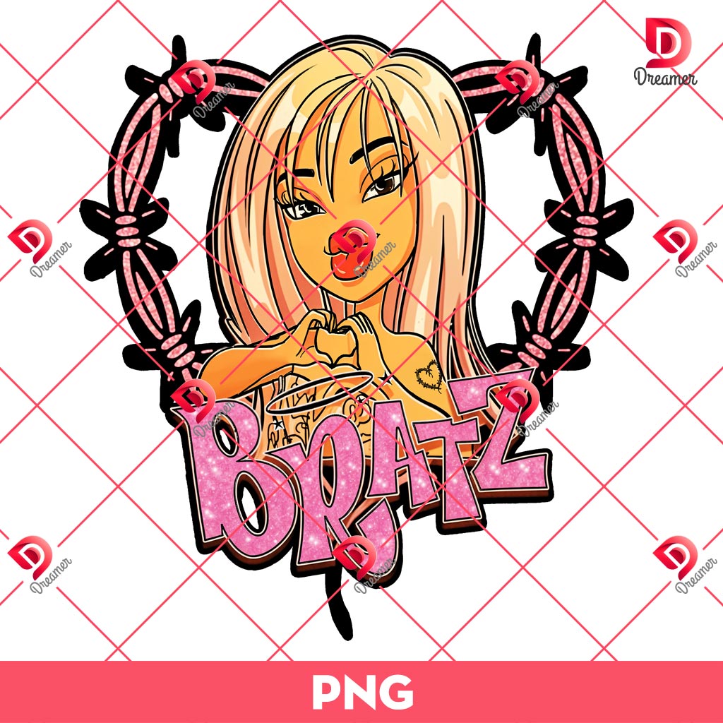 Cute Bratz Cartoon Design PNG 2 Cute Bratz Cartoon Design PNG