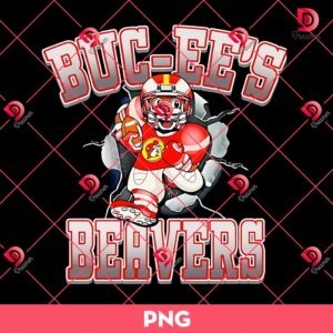 Buc Ees Beavers Football PNG