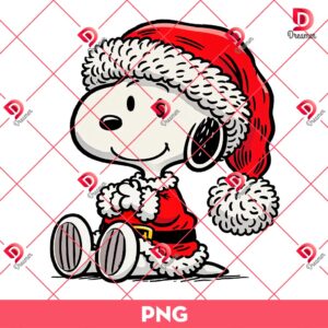 Bundle Snoopy Santa Claus Xmas PNG, Merry Christmas Snoopy Peanuts PNG Bundle