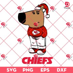 Chill Guy NFL Kansas City Chiefs SVG PNG, Im Just A Chill Guy Football Christmas SVG PNG