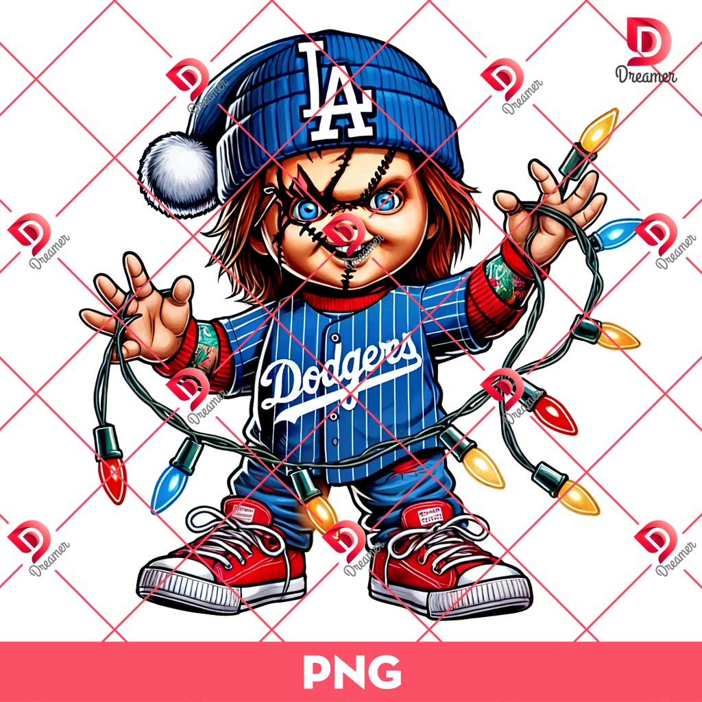Chucky LA Dodgers Christmas PNG, Horror Baby Doll Chucky Christmas PNG, Los Angeles Dodgers Football Chucky PNG 1 Chucky LA Dodgers Christmas PNG, Horror Baby Doll Chucky Christmas PNG, Los Angeles Dodgers Football Chucky PNG