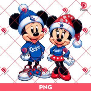 Bundle Mickey Mouse LA Dodgers PNG, Los Angeles Dodgers Disney Friends PNG Bundle, Mickey Baseball PNG 61 Disney Christmas Dodgers Baseball PNG, Mickey Minnie Dodgers Christmas Vibes PNG