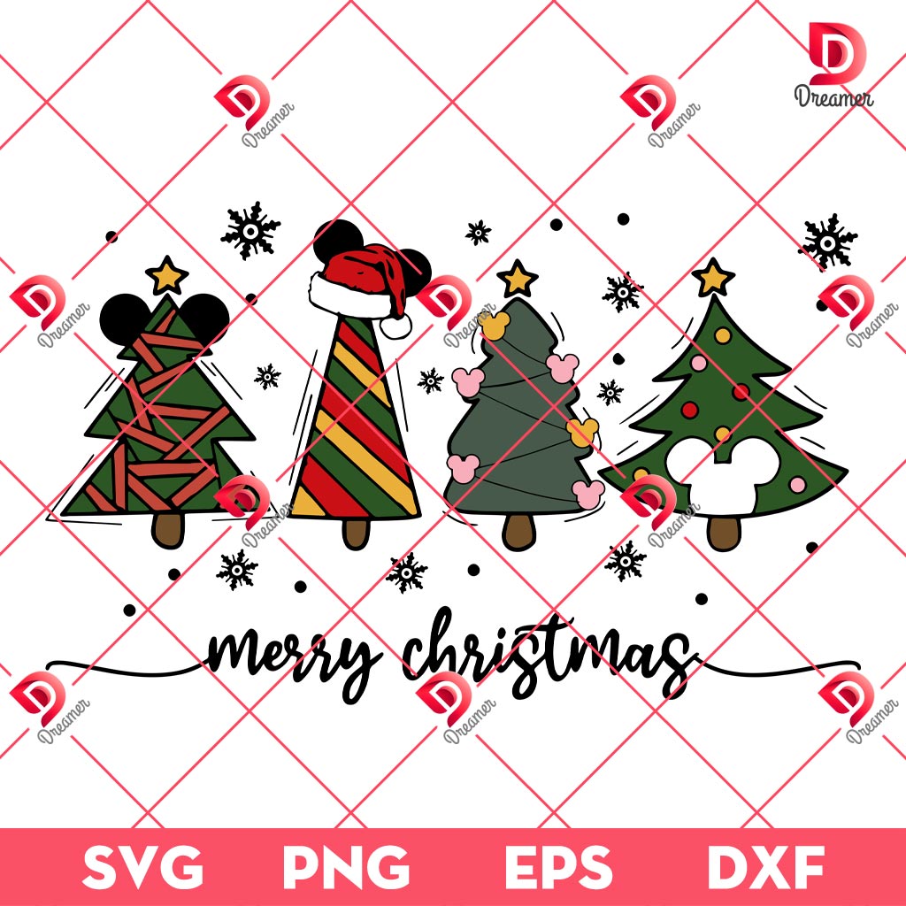 Disney Mouse Friends Christmas Tree SVG PNG, Mickey Friends Christmas SVG PNG EPS DXF 1 Disney Mouse Friends Christmas Tree SVG PNG, Mickey Friends Christmas SVG PNG EPS DXF