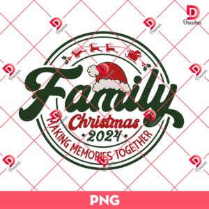 Family Christmas 2027 PNG, Making Memories Together PNG