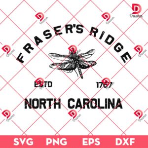 Fraser's Ridge ESTD 1767 North Carolina SVG PNG