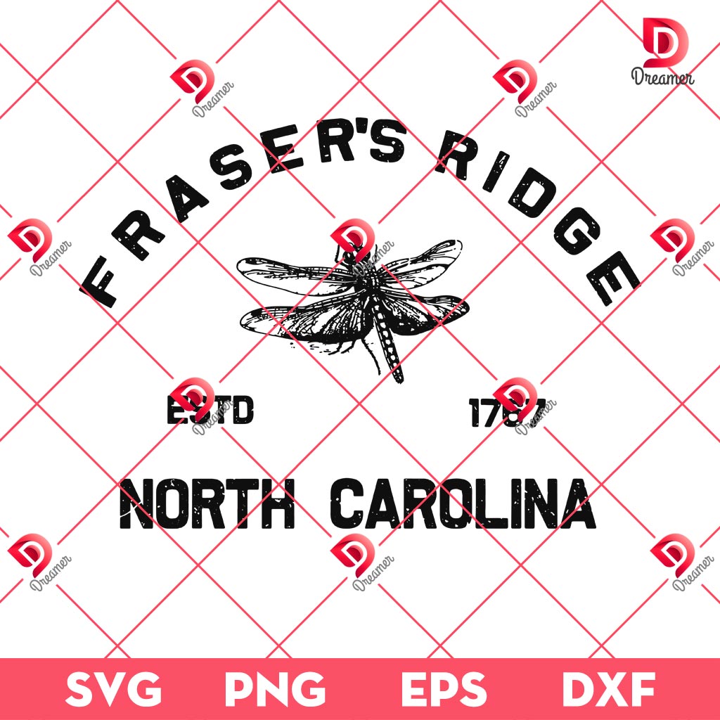 Fraser's Ridge ESTD 1767 North Carolina SVG PNG 1 Fraser's Ridge ESTD 1767 North Carolina SVG PNG