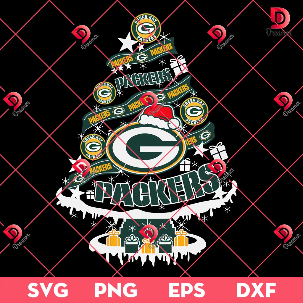 Green Bay Packers Christmas Tree SVG PNG, NFL Packers Merry Christmas 2024 SVG PNG 2 Green Bay Packers Christmas Tree SVG PNG, NFL Packers Merry Christmas 2024 SVG PNG