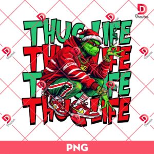Grinch Guy Thug Life PNG, Merry Grinchmas Thug Life PNG