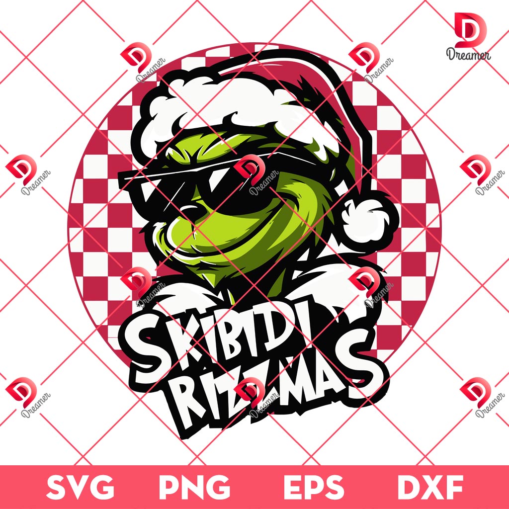 Grinch Santa Rizzmas SVG PNG, Skibidi Rizzmas Christmas Grinch Santa Claus SVG 1 Grinch Santa Rizzmas SVG PNG, Skibidi Rizzmas Christmas Grinch Santa Claus SVG