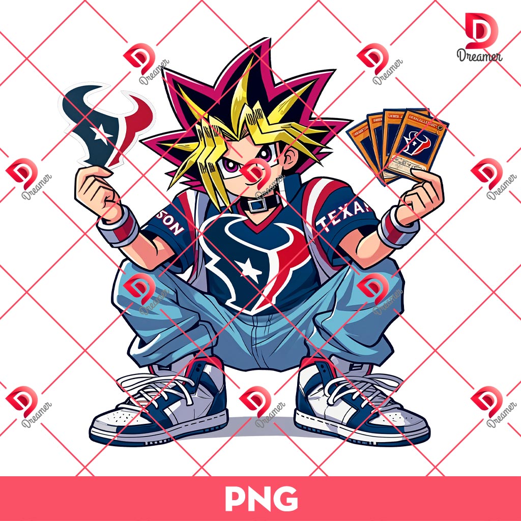 Houston Texans NFL Yugi Oh PNG, Yugi Football Texans Team PNG 1 Houston Texans NFL Yugi Oh PNG, Yugi Football Texans Team PNG