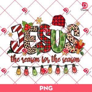 Jesus The Reason For The Season PNG, Christmas Design PNG