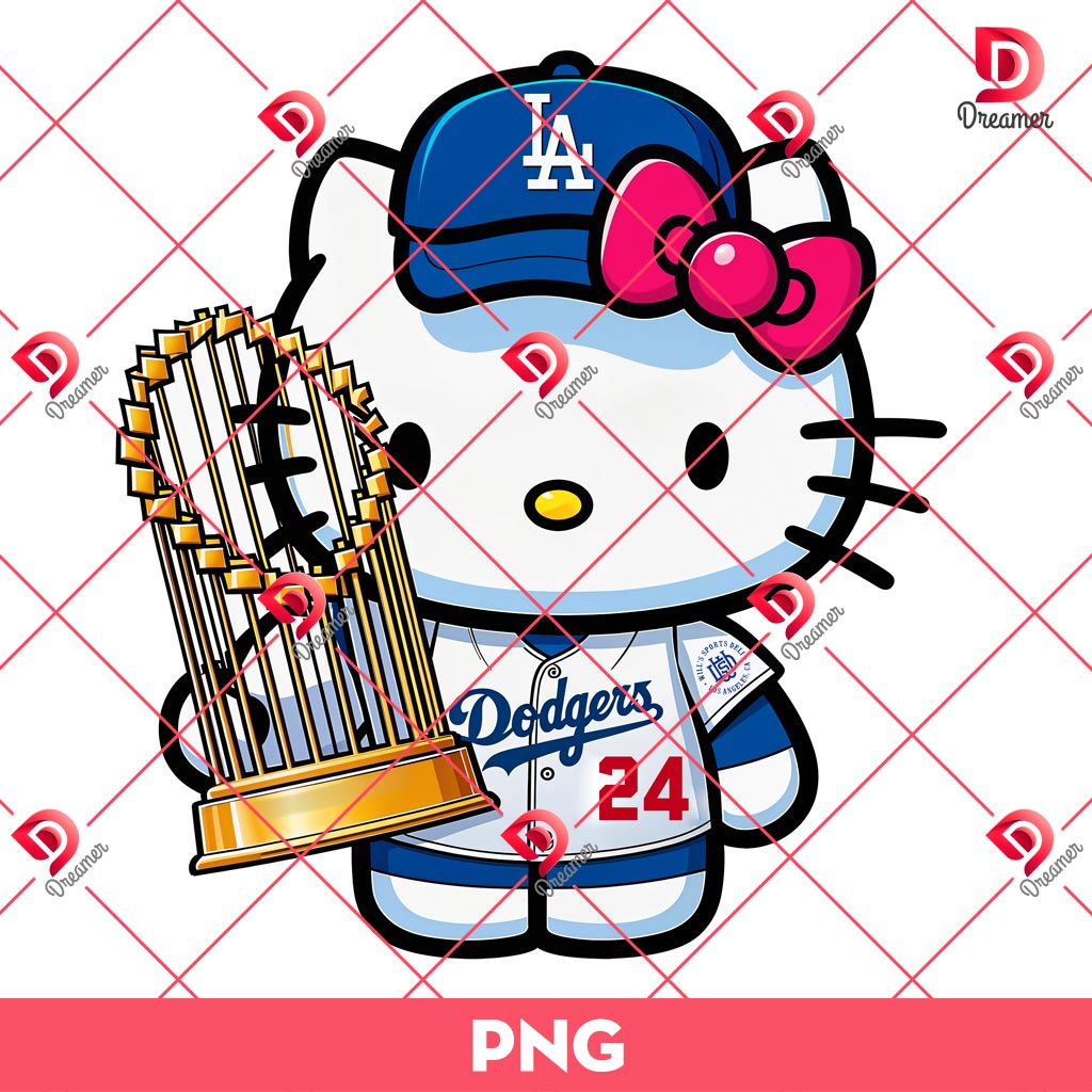 80+ Hello Kitty Los Angeles Dodgers PNG, All Designs LA Dodgers Hello Kitty by SVG Dreamer 52 Kitty LA Dodgers Champions 2024 PNG, Hello Kitty Dodgers Baseball 2024 PNG