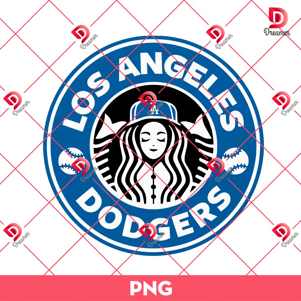 Los Angeles Dodgers Logo Starbucks Coffee PNG 1 Los Angeles Dodgers Logo Starbucks Coffee PNG