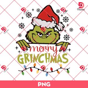 Merry Grinchmas PNG, Grinchy Christmas PNG