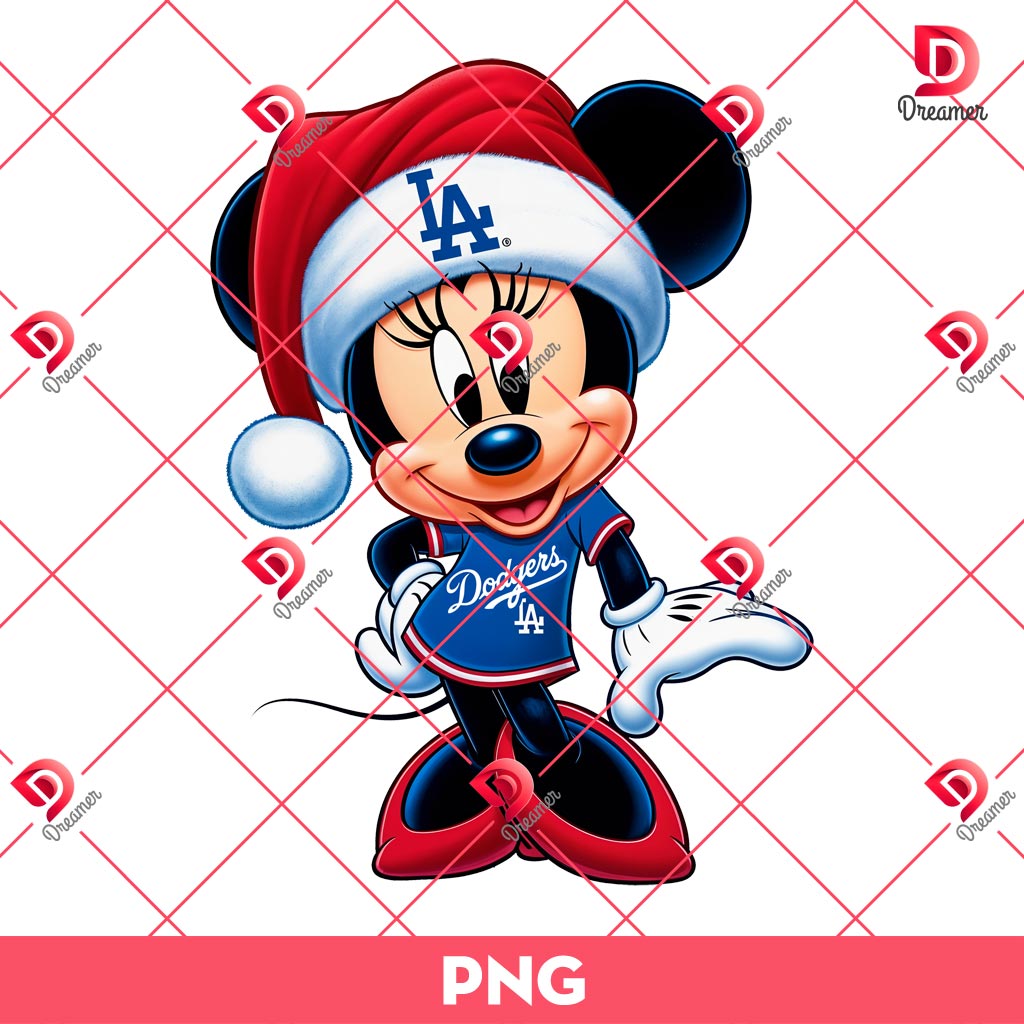 Minnie Dodgers Christmas PNG, Merry Xmas Disney Minnie Mouse Los Angeles Dodgers Baseball PNG 1 Minnie Dodgers Christmas PNG, Merry Xmas Disney Minnie Mouse Los Angeles Dodgers Baseball PNG