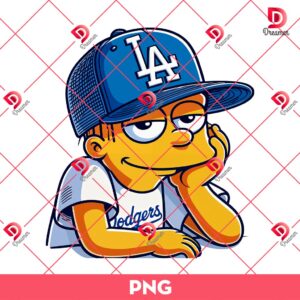 Ralph Simpson LA Dodgers Fan PNG