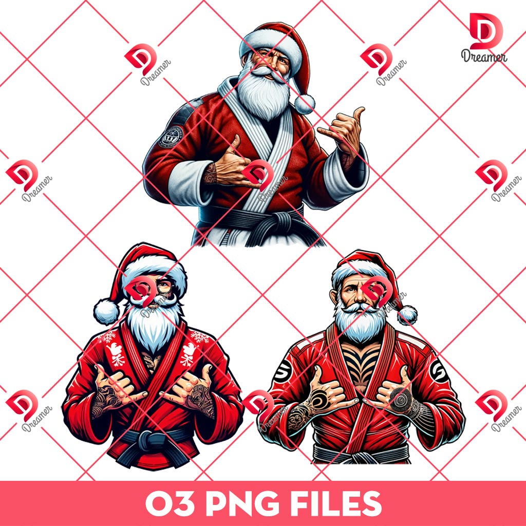 Santa Jiu Jitsu PNG 8 Santa Jiu Jitsu PNG