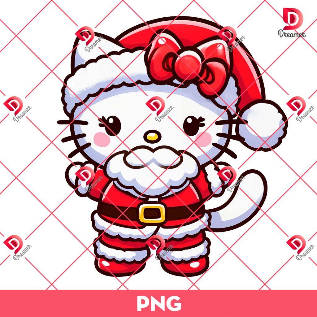 Santa Kitty PNG, Hello Kitty Santa Claus Christmas PNG 3 Santa Kitty PNG, Hello Kitty Santa Claus Christmas PNG