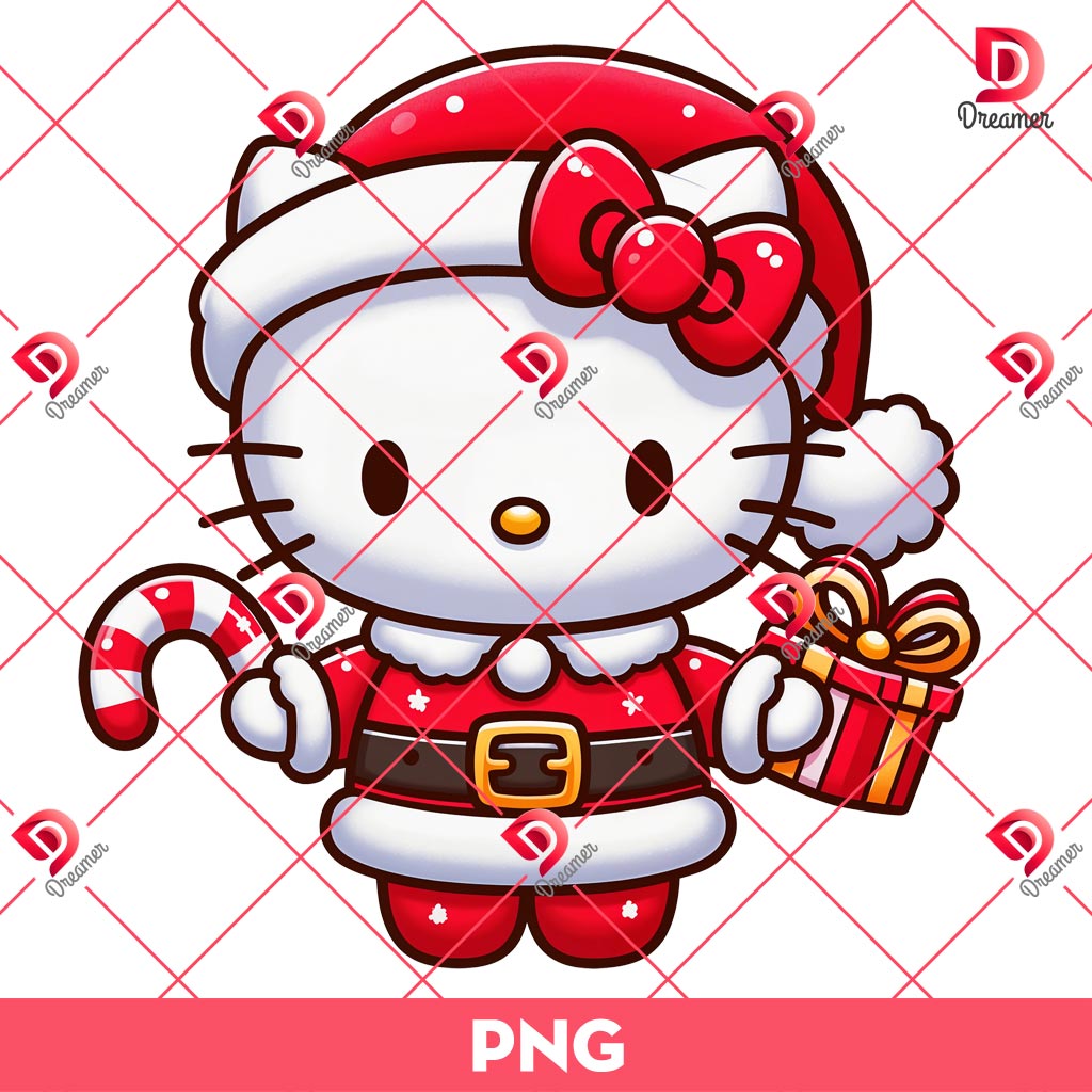 Santa Kitty PNG, Hello Kitty Santa Claus Christmas PNG 4 Santa Kitty PNG, Hello Kitty Santa Claus Christmas PNG
