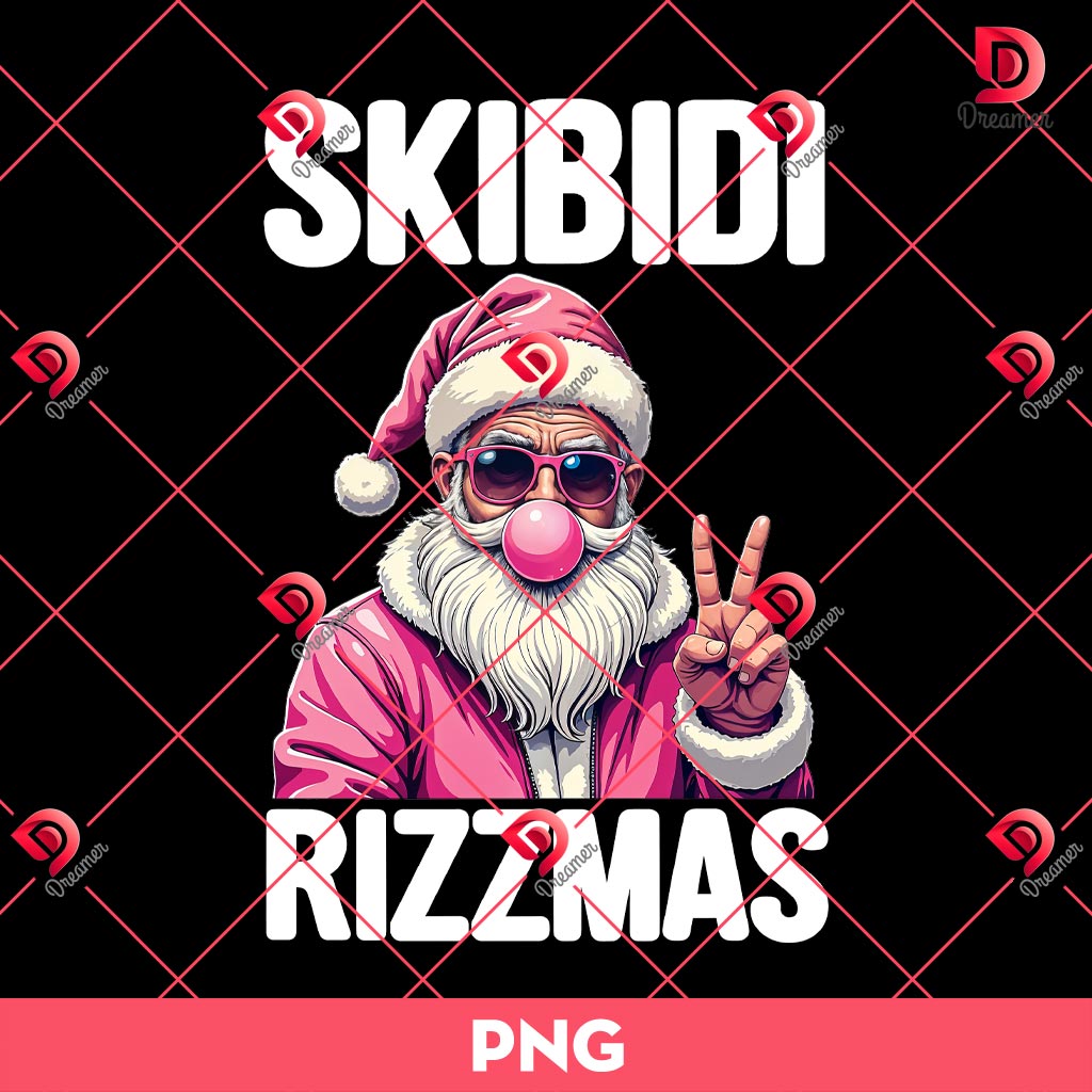 Skibidi Rizzmas PNG, Santa Blowing Bubble PNG 2 Skibidi Rizzmas PNG, Santa Blowing Bubble