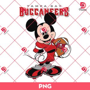 Tampa Bay Buccaneers Mickey Mouse PNG, Disney NFL Buccaneers Mickey Player PNG