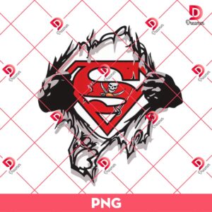 Tampa Bay Buccaneers Superman PNG, Superhero Football NFL PNG