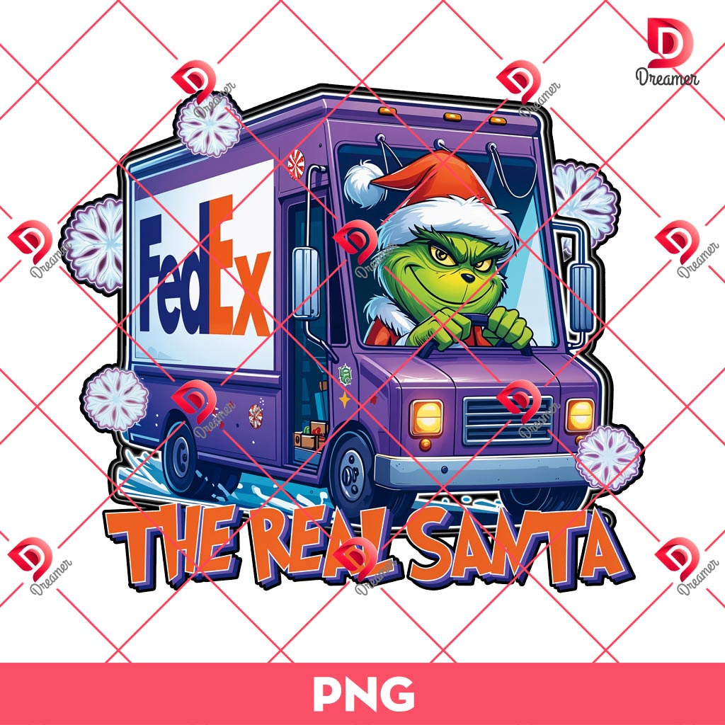 The Real Santa Grinch Christmas Carrier PNG 1 The Real Santa Grinch Christmas Carrier PNG