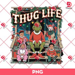 Thug Life Christmas PNG, Christmas Character PNG