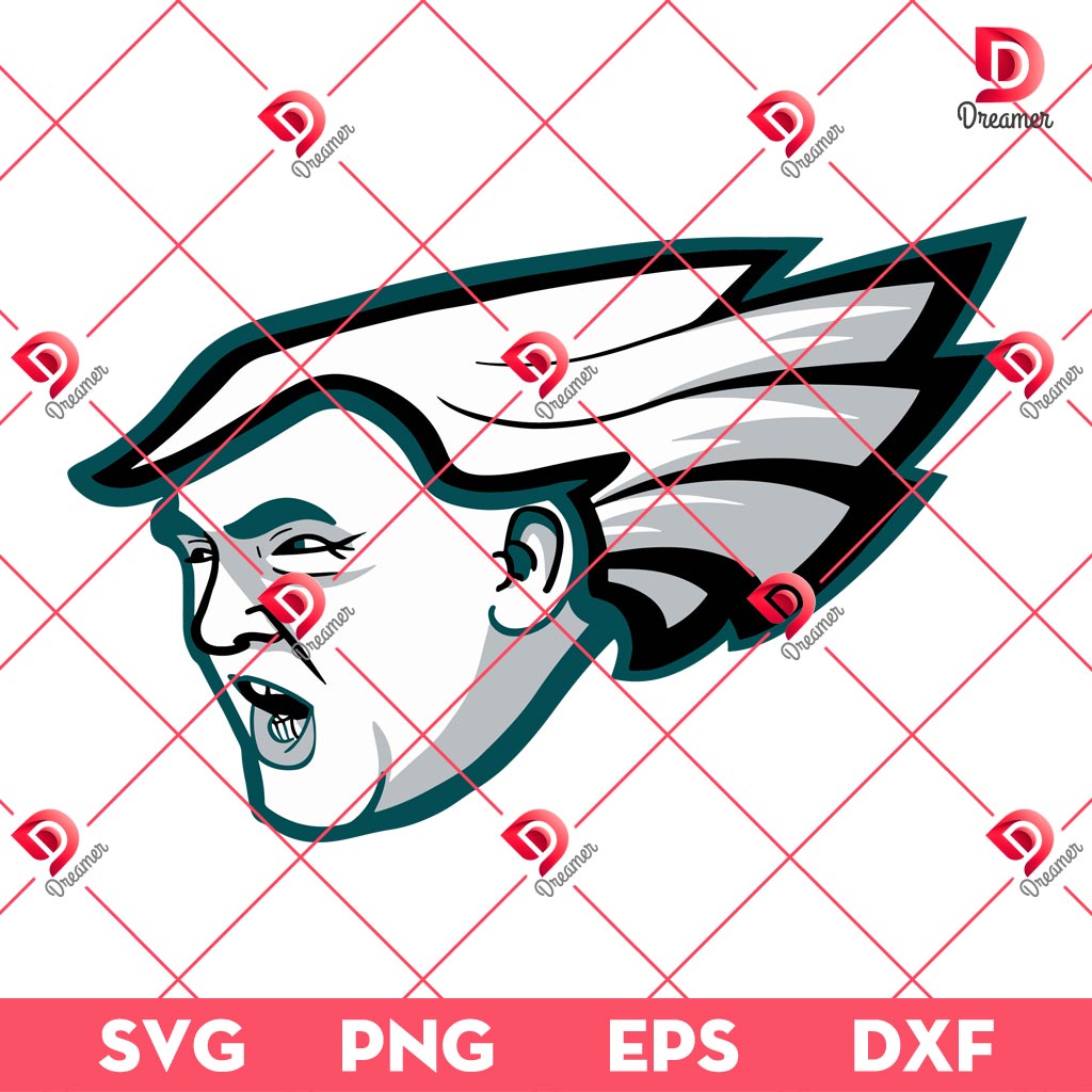 Bundle Philadelphia Eagles PNG Design, NFL Eagles Football Characters PNG Bundle 101 Trump Philadelphia Eagles SVG PNG, Make NFL Great Again SVG PNG