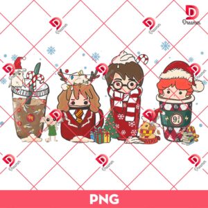 Wizard Christmas Latte PNG, Holiday Sweatshirt Design PNG