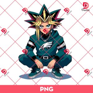 Bundle Philadelphia Eagles PNG Design, NFL Eagles Football Characters PNG Bundle 218 Yugi Oh Philadelphia Eagles PNG, Yugi Oh NFL Sport PNG