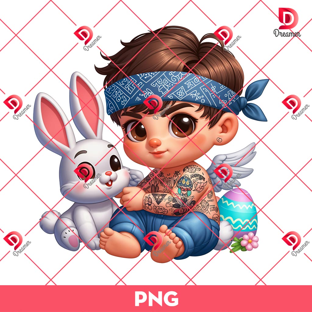 Angel Boy Easter PNG, Holiday Easter Bunny And Boy PNG, Chicano Easter PNG 1 Angel Boy Easter PNG, Holiday Easter Bunny And Boy PNG, Chicano Easter PNG