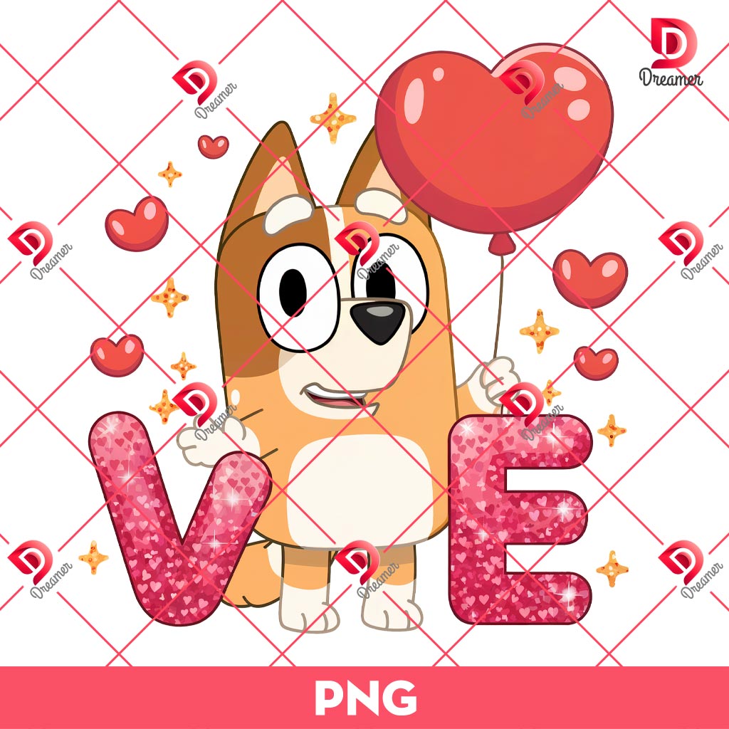 Bingo Valentine PNG, Bluey Valentine PNG, Bingo Bluey Cartoon Love PNG 1 Bingo Valentine PNG, Bluey Valentine PNG, Bingo Bluey Cartoon Love PNG