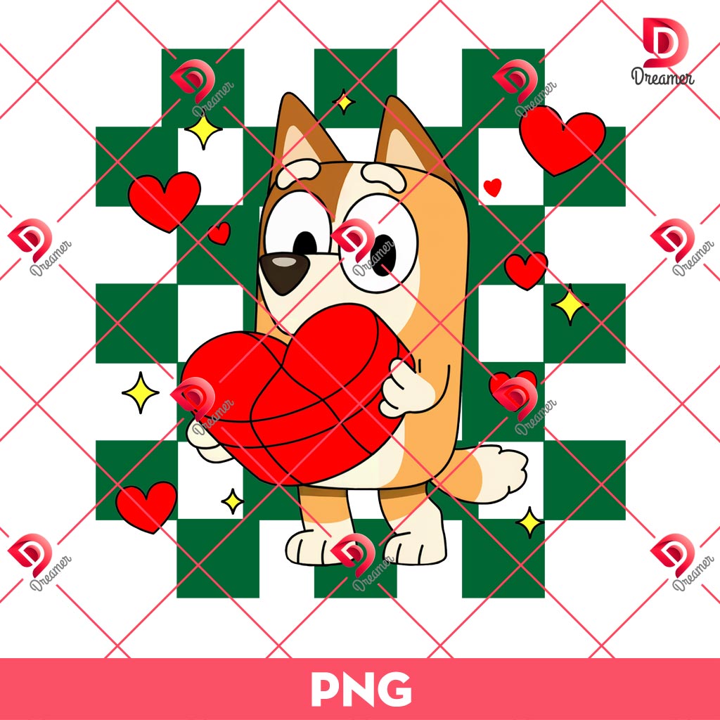 Bluey Bingo Couple Valentine PNG, Bluey Cartoon Valentines Day PNG 3 Bluey Bingo Couple Valentine PNG Bluey Cartoon Valentines Day PNG 2