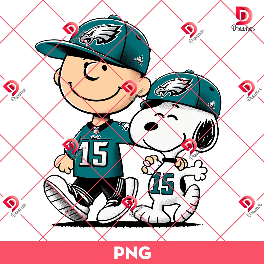 Bundle Philadelphia Eagles PNG Design, NFL Eagles Football Characters PNG Bundle 69 Charlie Brown And Snoopy Philadelphia Eagles PNG, Peanuts Eagles Football PNG