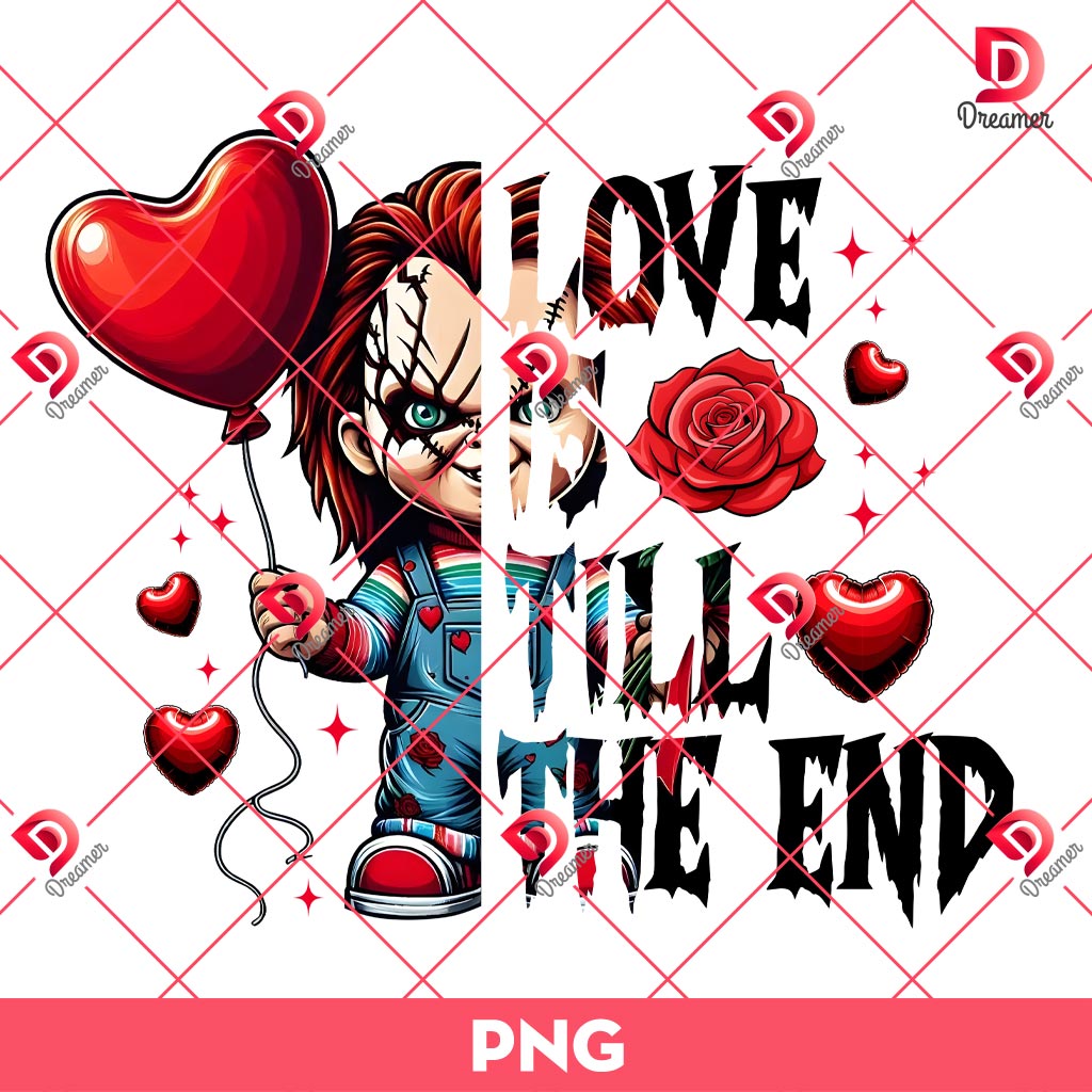 Chucky Love Is Till The End PNG, Horror Character Valentine PNG 1 Chucky Love Is Till The End PNG, Horror Character Valentine PNG