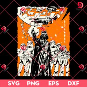 Darth Vader Star Wars SVG PNG EPS DXF, Disney Movie Character SVG PNG