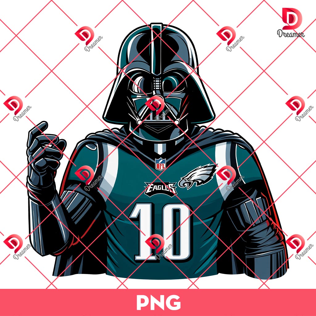 Bundle Philadelphia Eagles PNG Design, NFL Eagles Football Characters PNG Bundle 89 Darth Vader Wearing Eagles NFL Uniforms PNG, Star Wars Character NFL Football Philadelphia Eagles PNG