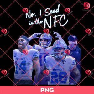 Detroit Lions No I Seed In The NFC PNG, Detroit Lions 2024 NFC North Division Champions PNG