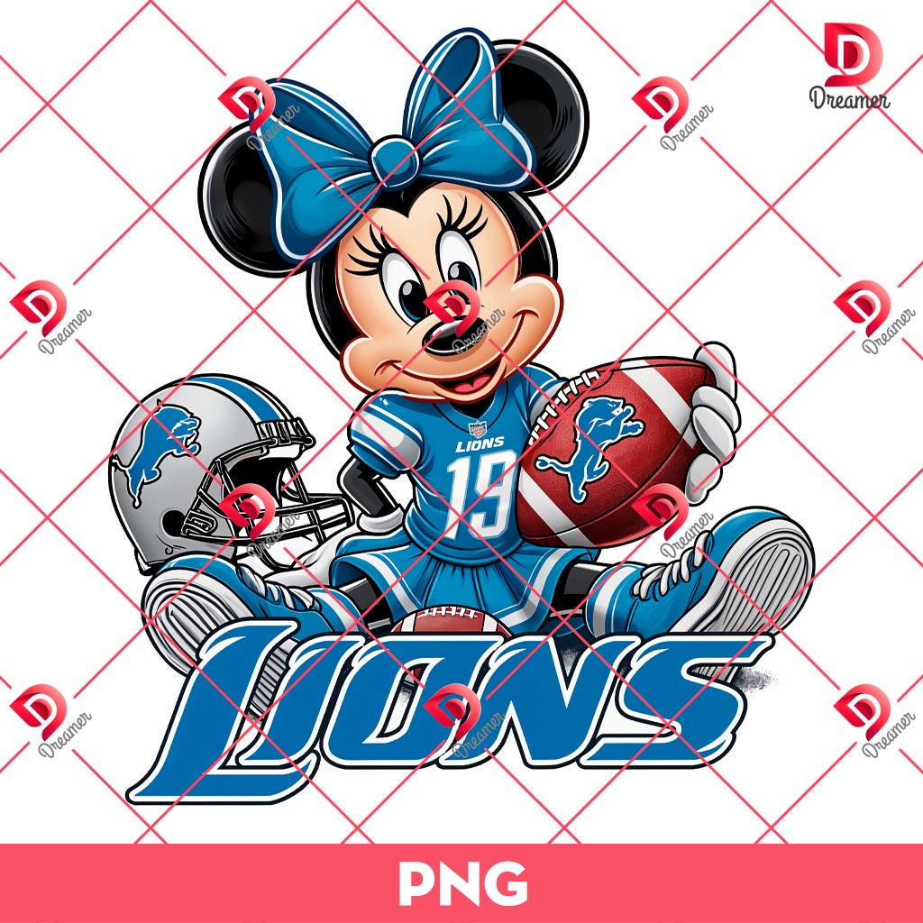 Disney Minnie Mouse NFL Football PNG, Detroit Lions Minnie Mouse PNG, Disney Friends Sport NFL PNG 1 Disney Minnie Mouse NFL Football PNG, Detroit Lions Minnie Mouse PNG, Disney Friends Sport NFL PNG