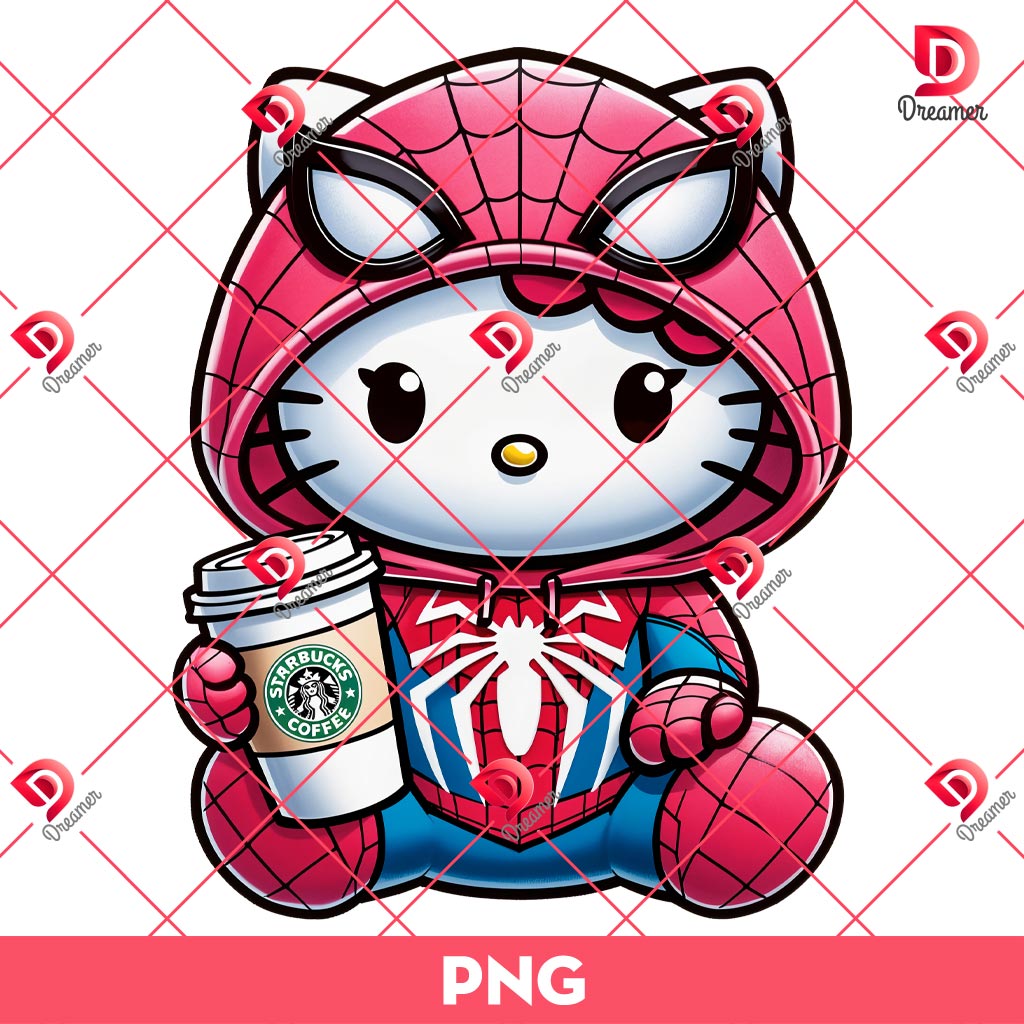 Hello Kitty Wearing Spiderman Costume PNG, Hello Kitty Spiderman PNG 1 Hello Kitty Wearing Spiderman Costume PNG, Hello Kitty Spiderman PNG