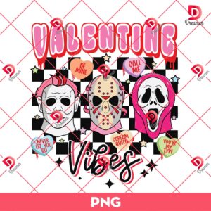 Horror Valentine Vibes PNG, Horror Killers Love PNG