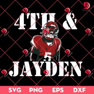 Jayden Daniels Commanders Exclusive SVG PNG, NFL Football SVG PNG EPS DXF